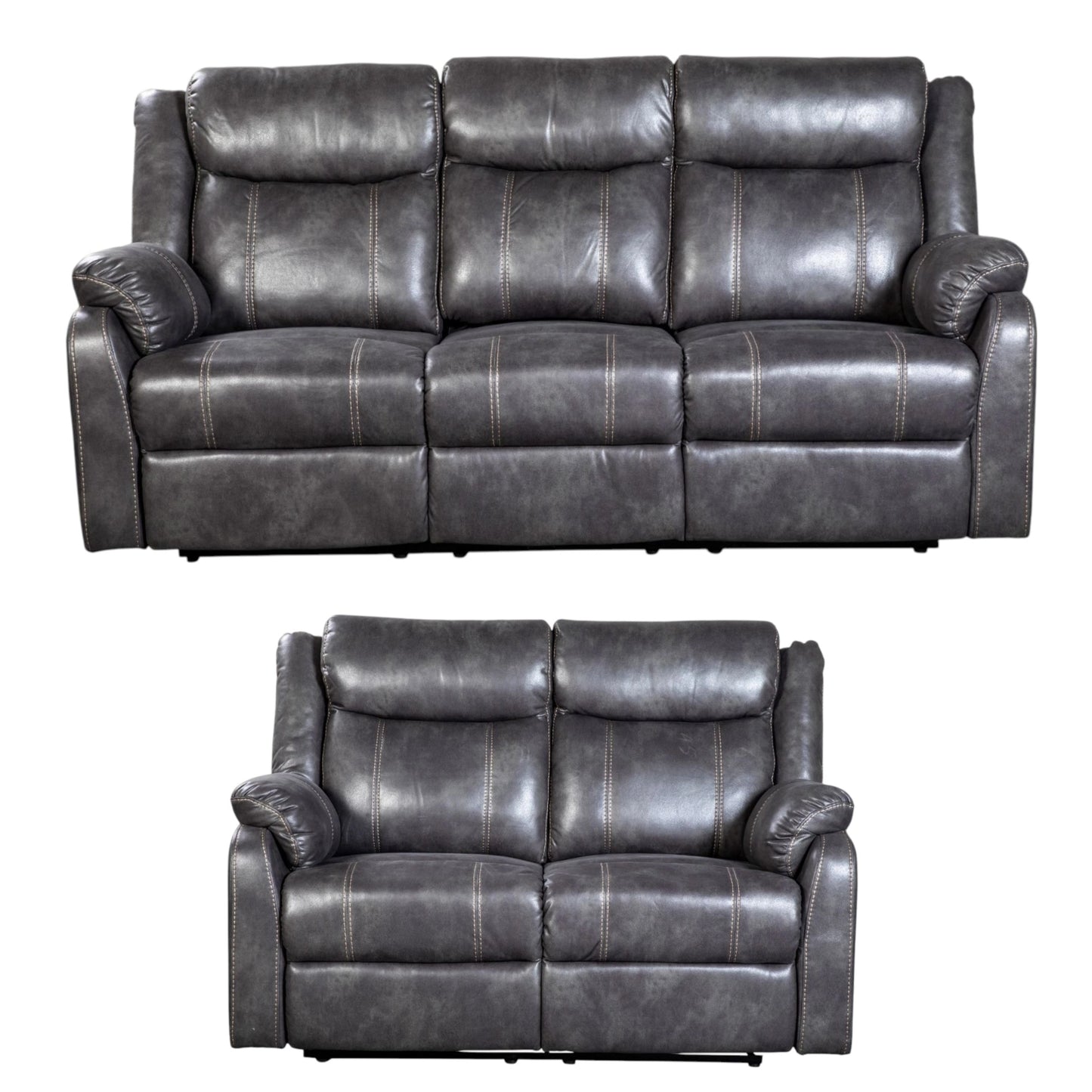 9685 Reclining Sofa & Love **CLOSEOUT**
