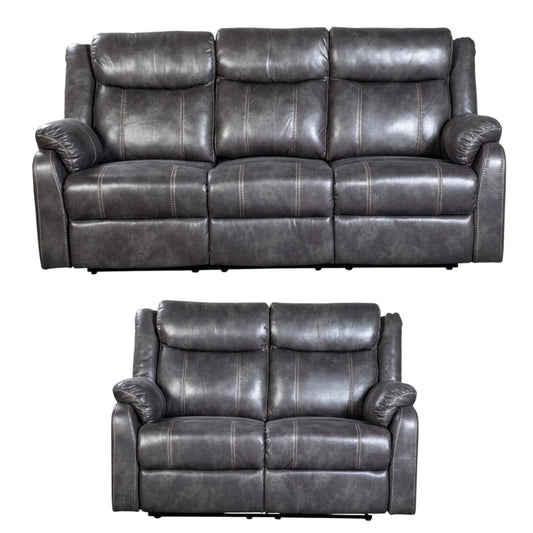 9685 Reclining Sofa & Love **CLOSEOUT**
