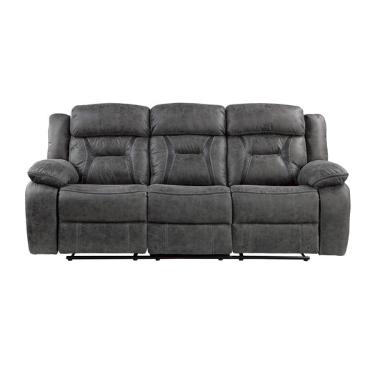 MADRONA HILL DOUBLE RECLINING SOFA GRAY