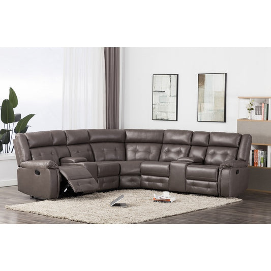 GRAY RECLINING SECTIONAL