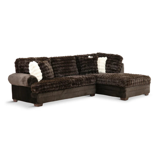 KAMA SECTIONAL BROWN