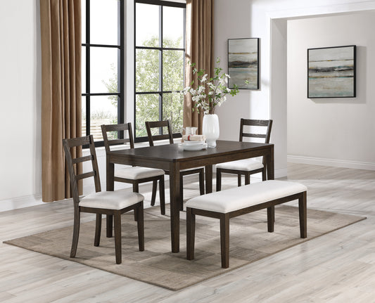 CLANTON COLLECTION 6PC DINING SET
