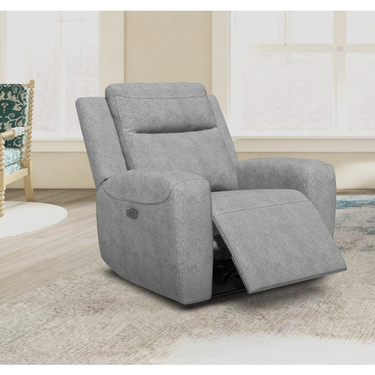 MADDOX COLLECTION POWER RECLINER W/POWER HEADREST GRAY