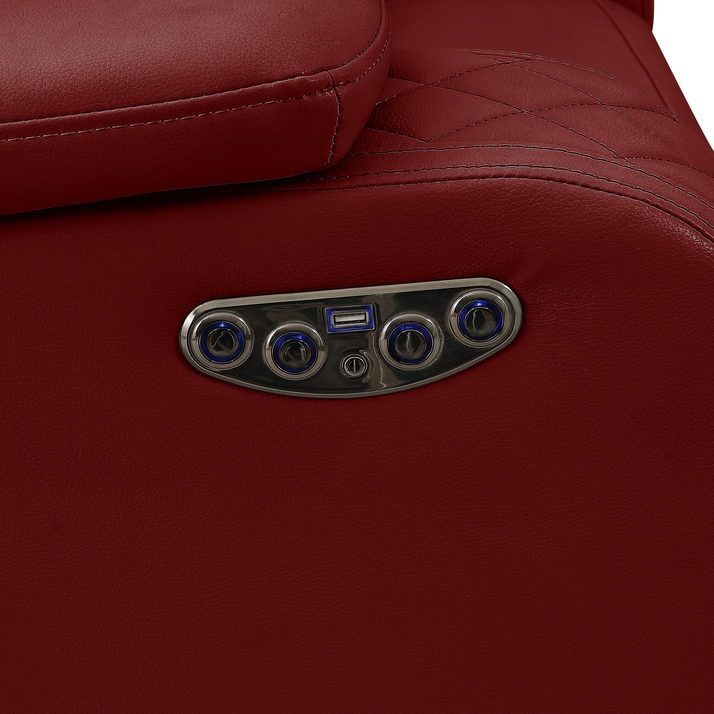 RADIANT COLLECTION 3 PC POWER RECLINING SOFA, LOVESEAT AND CHAIR RED