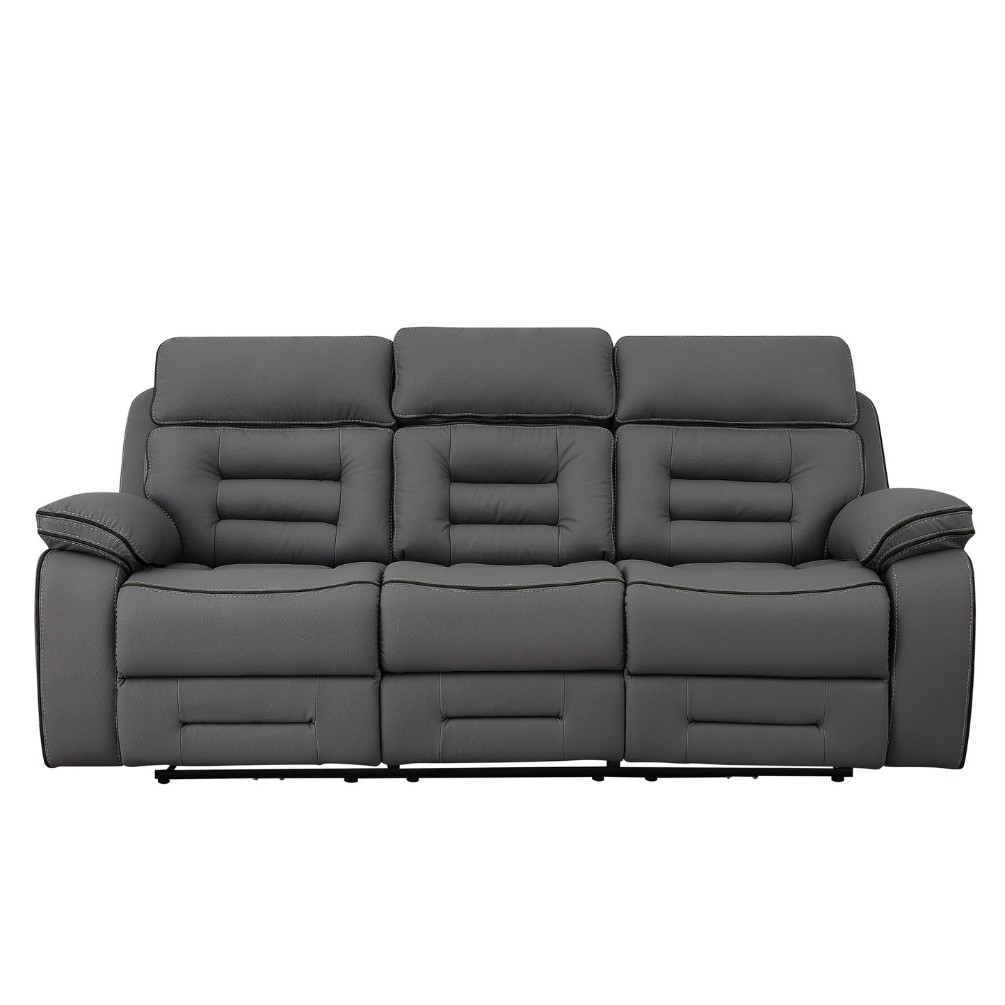 APOLLO COLLECTION POWER RECLINING SOFA SET GRAY