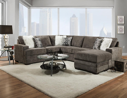 #C2025 CLOUD CHARCOAL SECTIONAL - LIMITED STOCK!